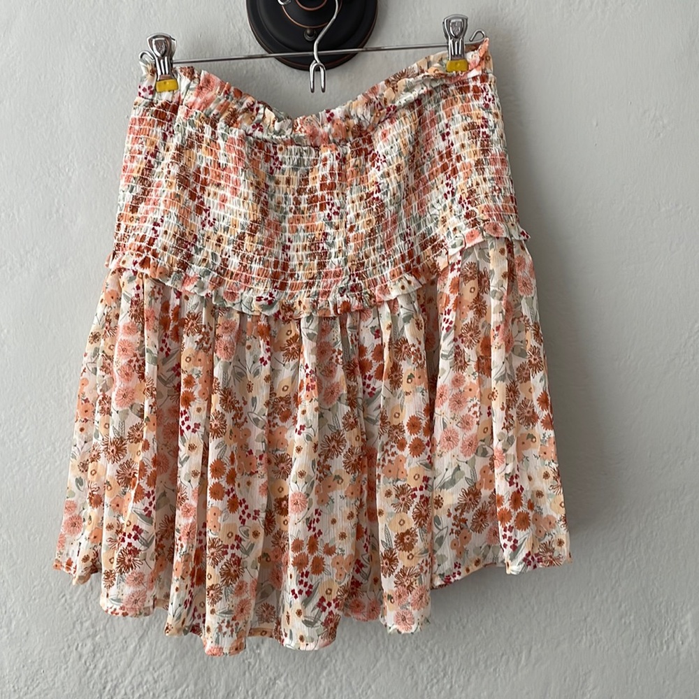 Blue B. Collection floral skirt